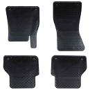 ARDEBO.de - Autofußmatte 4 pcs Schwarz geeignet für Audi A6 / A7 4D Aft.