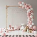 ARDEBO.de - Hochzeitsbogen Hellbraun 225 x 95 x 226 cm Massivholz Kiefer