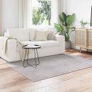 ARDEBO.de - Bereichsteppiche HUARTE Creme und Grau 120 x 120 cm Polyester