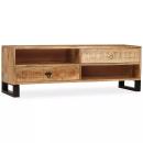 ARDEBO.de - TV-Schrank Massivholz Mango 120x30x40 cm