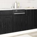 ARDEBO.de - Küchenschrank Schwarz Eichen-Optik 45 x 1,5 x 67 cm