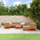 ARDEBO.de - Garten-Lounge-Set 33 pcs Wachsbrown und Taupe