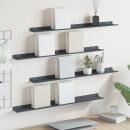 ARDEBO.de - Wandregal mit Regal 4 pcs Anthrazit 80 x 9 x 2,5 cm