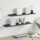 Wandregal mit Regal 2 pcs Anthrazit 80 x 18 x 2,5 cm