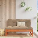 ARDEBO.de - 3 Stück Sectional Sofa Einheiten Massivholz Kiefer Wachsbraun