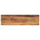 ARDEBO.de - Tischplatte 120x20x3,8 cm Rechteckig Raues Massivholz Mango