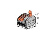 ARDEBO.de - WAGO-Verbindungsklemme 3fach f. ein und mehrdrähtige Leiter