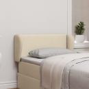Kopfteil Ohr Creme 40 x 23 x 6 cm Stoff