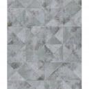 Noordwand Tapete Topchic Graphic Shapes Facet Metallic-Grau