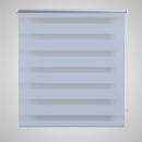 Zebra-Rollo 40,9 x 100 cm, Stoffbreite 36,7 cm, Weiß