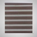 Zebra-Rollo 90,9 x 150 cm, Stoffbreite 86,7 cm, Kaffeebraun