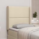 Kopfteil Ohr Creme 80 x 16 x 4 cm Stoff