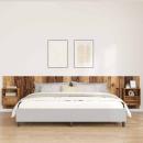 Kopfteil mit Schrank 3 Stk. Altholz Holzwerkstoff
