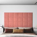 Wandkopfteilen 12 Stk. Rosa Samt