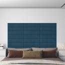 Wandkopfteilen 12 Stk. Blau Samt