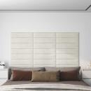 Wandkopfteilen 12 Stk. Creme Samt