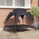 Hundebett Schwarz 92 x 77 x 82,5 cm Stahl