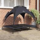 Hundebett Schwarz 122 x 93 x 106,5 cm Stahl
