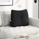 Rücken Kissen Schwarz 60 x 24 x 50 cm Stoff