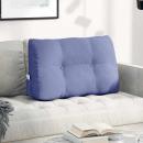 Rücken Kissen Jeans blau 80 x 24 x 50 cm Stoff