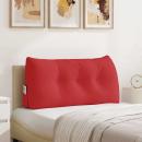 Rücken Kissen Rot 100 x 24 x 50 cm Stoff