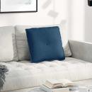 Rückenkissen Blau 50 x 19 x 45 cm Stoff