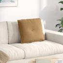 Rückenkissen Braun 50 x 45 cm Cordstoff