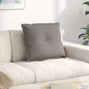 Rückenkissen Taupe 60 x 19 x 50 cm Stoff