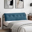 Rücken Kissen Blau 140 x 50 cm Cordstoff