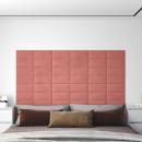 Wandkopfteilen 12 Stk. Rosa Samt