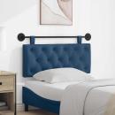 Hängendes Kopfteil Blau Stoff