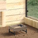 Vogel-Feeder Silber 34 x 26 x 16 cm Verzinkter Stahl