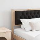 Kopfteil Sonstiges Braun und Schwarz 180 cm Massivholz Kiefer