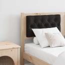 Kopfteil Sonstiges Braun und Schwarz 140 cm Massivholz Kiefer