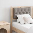 Kopfteil Sonstiges Braun und Taupe 140 cm Massivholz Kiefer