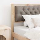 Kopfteil Sonstiges Braun und Taupe 90 cm Massivholz Kiefer