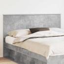 Kopfteil Beton Grau Holzwerkstoff