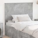 Kopfteil Beton Grau Holzwerkstoff