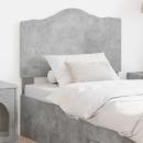 Kopfteil Beton Grau Holzwerkstoff