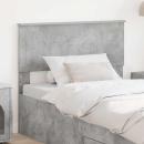 Kopfteil Beton Grau Holzwerkstoff