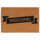 ARDEBO.de - Fußmatte Natur 40x60 cm Kokosfaser Getuftet