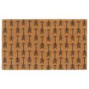 ARDEBO.de - Fußmatte Natur 45x75 cm Kokosfaser Getuftet