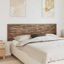 Bettkopfteil Natur Massivholz Teak