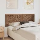 Bettkopfteil Natur Massivholz Teak