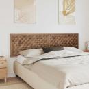 Bettkopfteil Natur Massivholz Teak