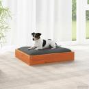 Hundebett Wachsbraun 51,5 x 44 x 9 cm Massivholz Kiefer