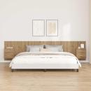 Kopfteil mit Schrank 3 Stk. Artisan-Eiche Holzwerkstoff
