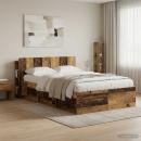 Kopfteil Schrank mit Speicher Altholz Holzwerkstoff