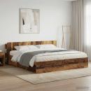 Kopfteil Schrank mit Speicher Altholz Holzwerkstoff