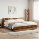 Kopfteil Schrank mit Speicher Altholz Holzwerkstoff